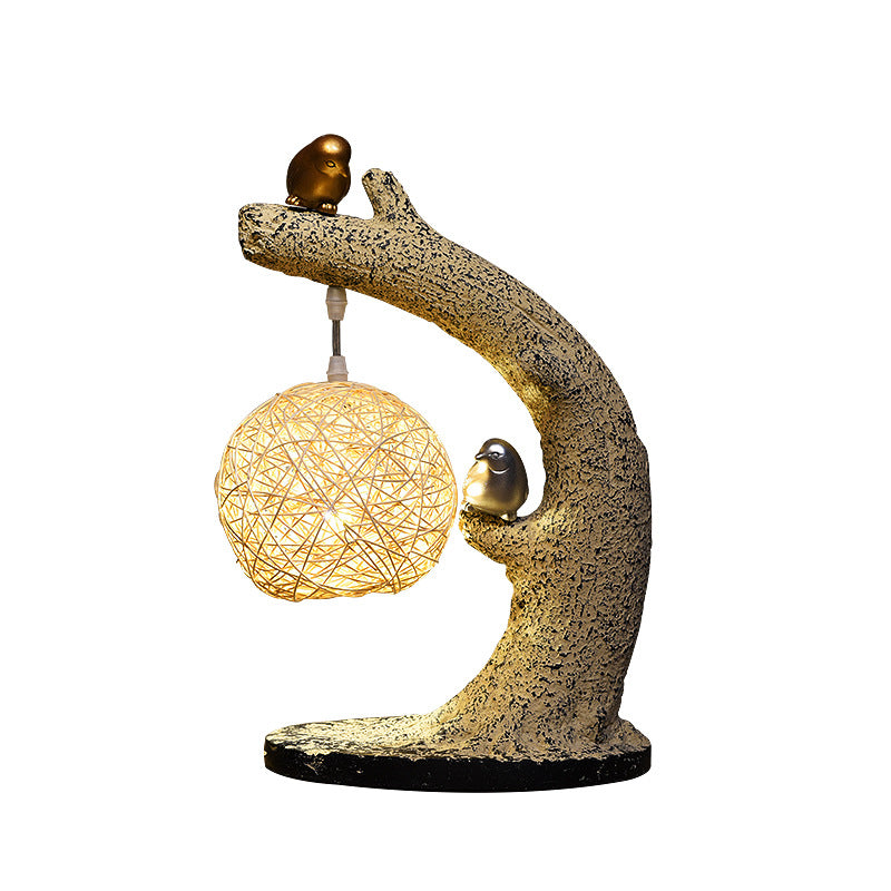 Retro Creative LED Tree Root Table Lamp