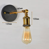 Creative Vintage Metal Bulb Wall Lamp