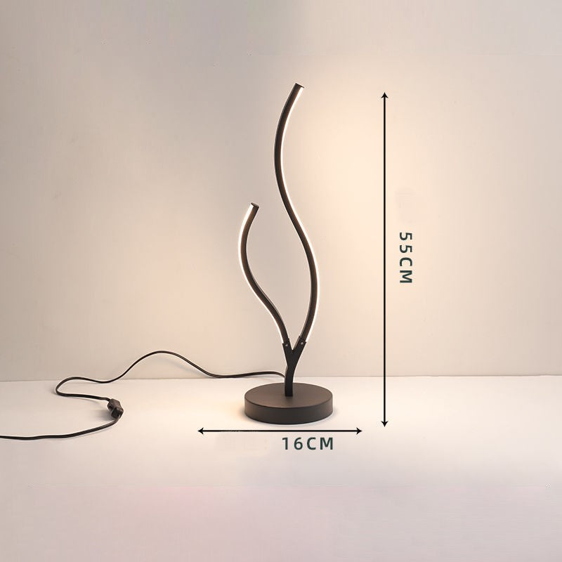 Creative LED Wave Shape Table Lamp