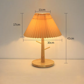 Pleated Fan Fabric Table Lamp