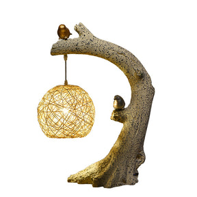 Retro Creative LED Tree Root Table Lamp