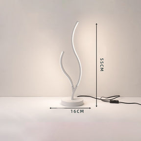 Creative LED Wave Shape Table Lamp