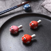 Fugu Hand Blown Ceramic Chopstick Stand
