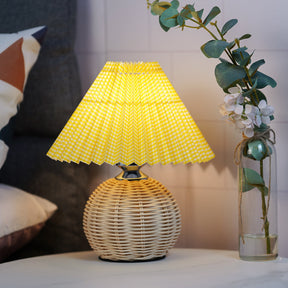 Retro Rattan Korean Style Table Lamp