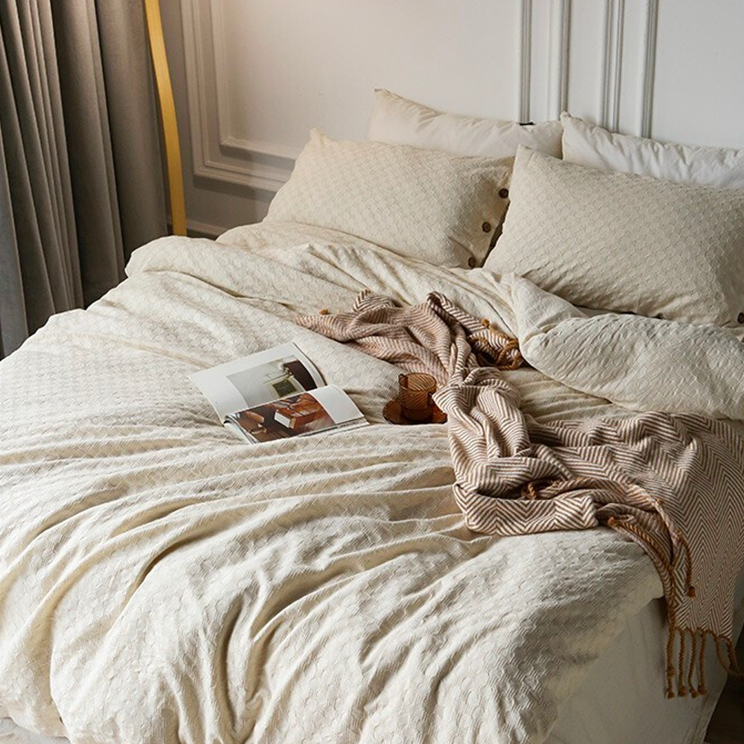 Linen Japanese Style Cotton Bedding Set