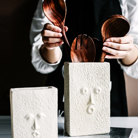 Ceramic Expression Utensil Holder