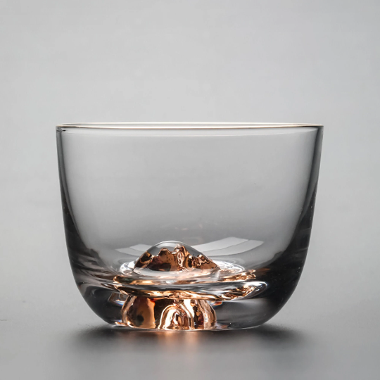 Kin Gold Rim Finish Tea Glass