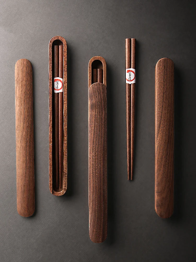 Koyo Custom Wooden Chopstick Set With Case