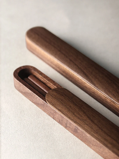 Koyo Custom Wooden Chopstick Set With Case