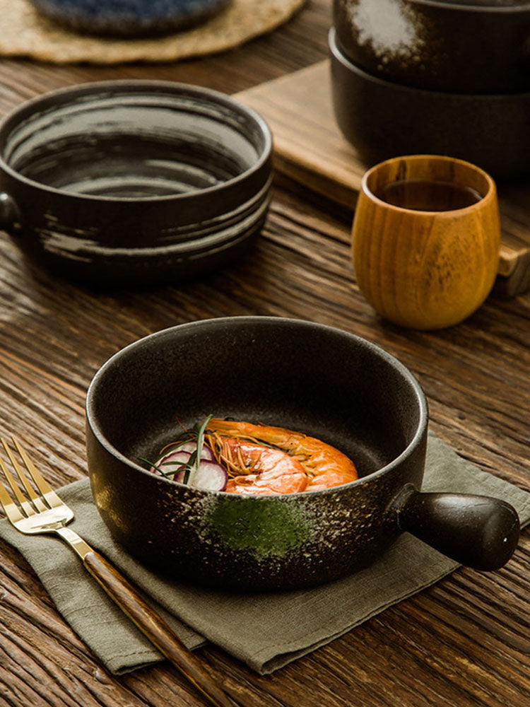 Akasuki Single Handle Ramen Bowl