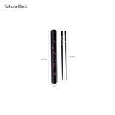 Edo Custom Lacquer Chopstick Set With Case