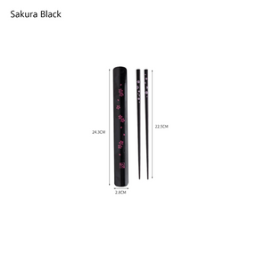 Edo Custom Lacquer Chopstick Set With Case