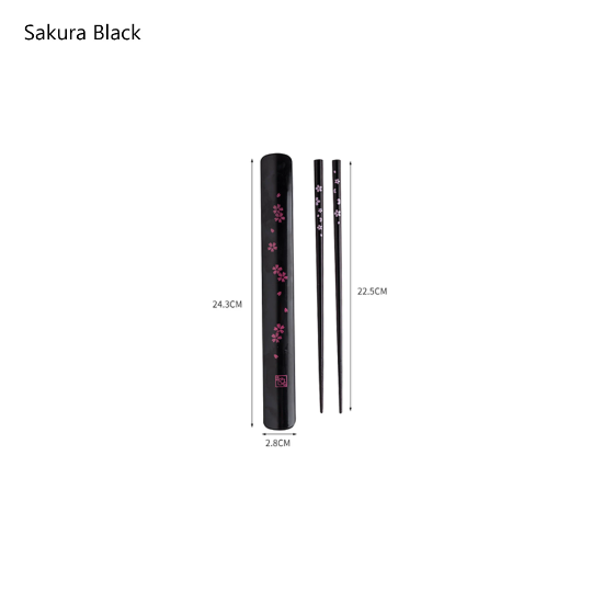 Edo Custom Lacquer Chopstick Set With Case