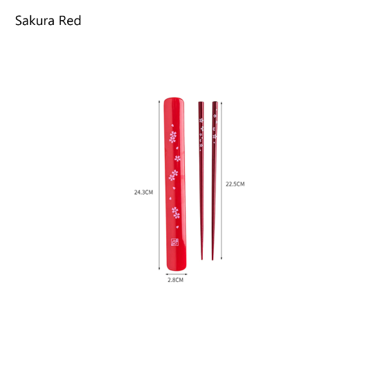 Edo Custom Lacquer Chopstick Set With Case