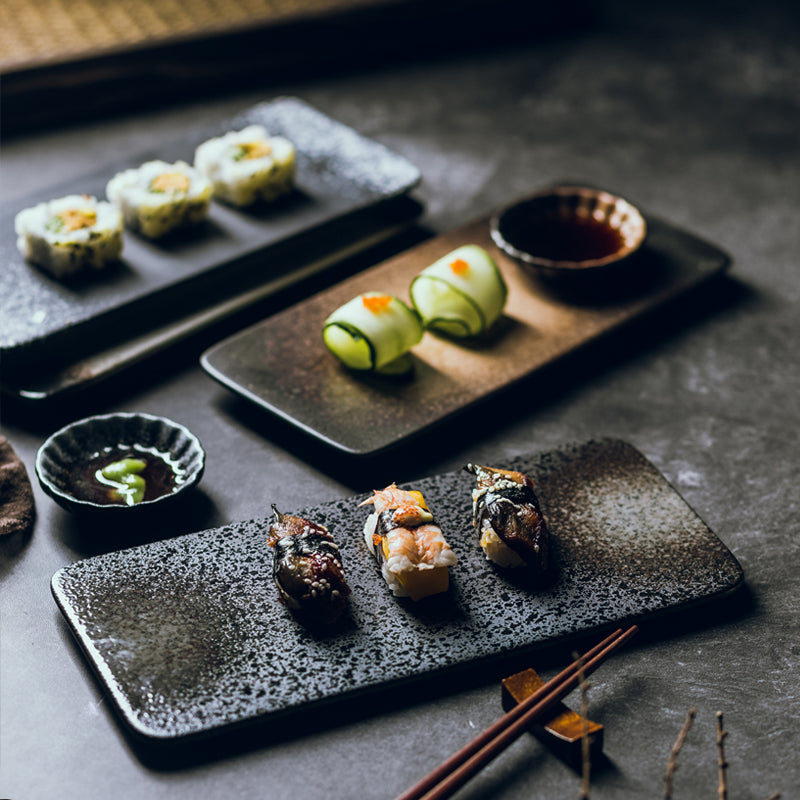 Akasuki Flat Sushi Plate
