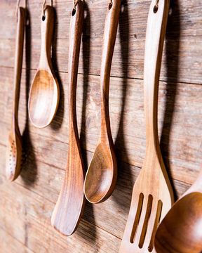 Kurumi Wooden Kitchen Utensil Set