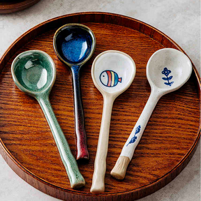 Yamazu Ceramic Table Spoon
