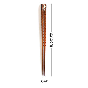 Tortoiseshell Japanese Style Ironwood Chopsticks